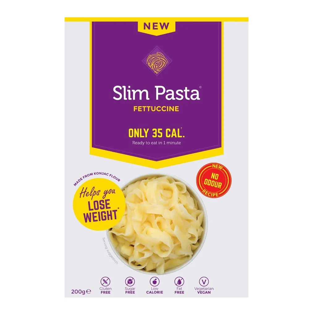 ايت واتر معكرونة فيتوتشيني للرجيم قليلة الكربوهيدرات 200 جم  - Eat Water Slim Pasta Fettuccine No Drain No Odour 200 g