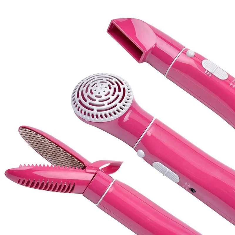 10 in 1 Multifunctional Professional 110/240V Styling Electric Hair Dryer Hair Blow Dryer Set Volume Styler Hair Styling Brush Comb , 3colors,4plugs