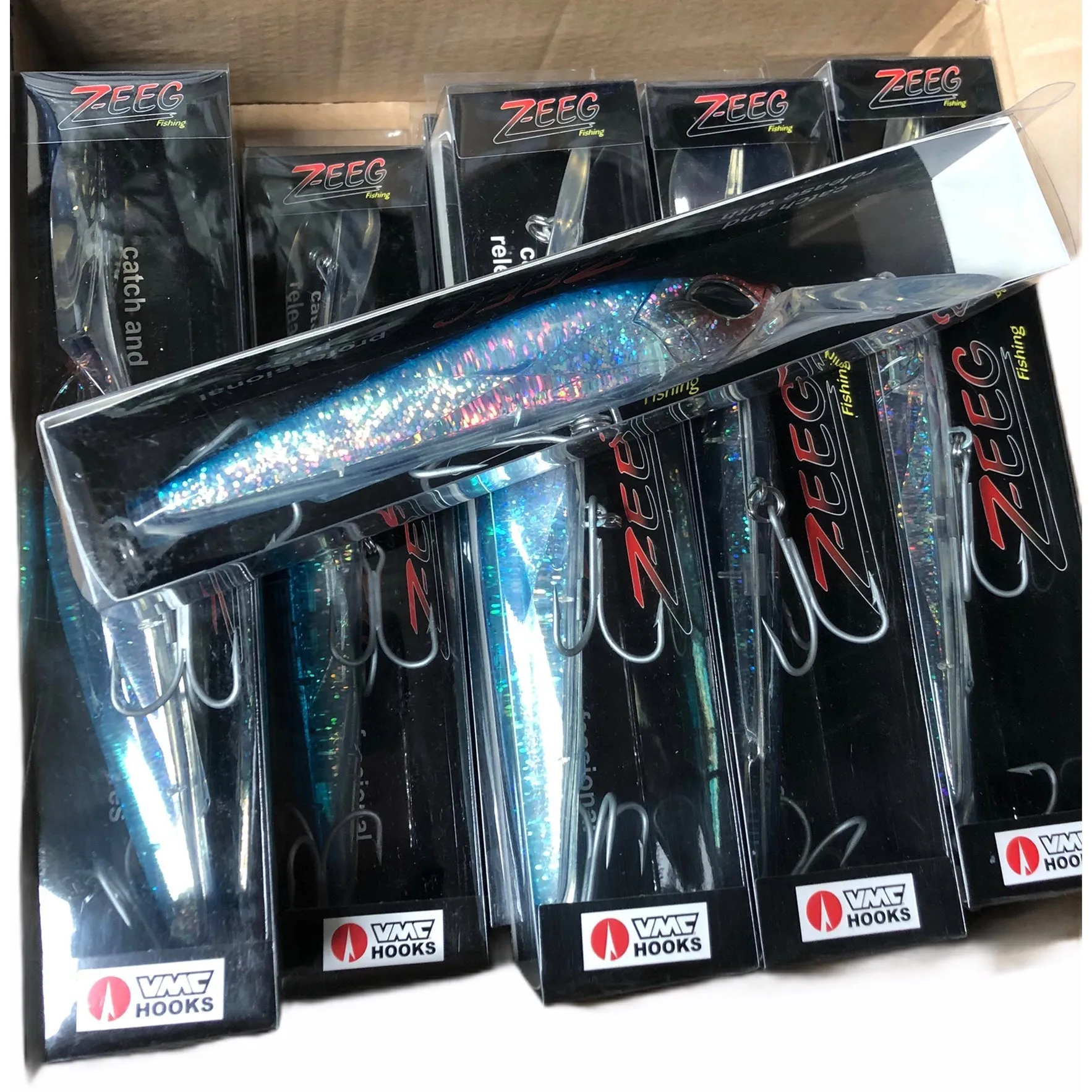 10 x Z-EEG Deep-Diving Hard Body Tuna Lures Fishing Tackle