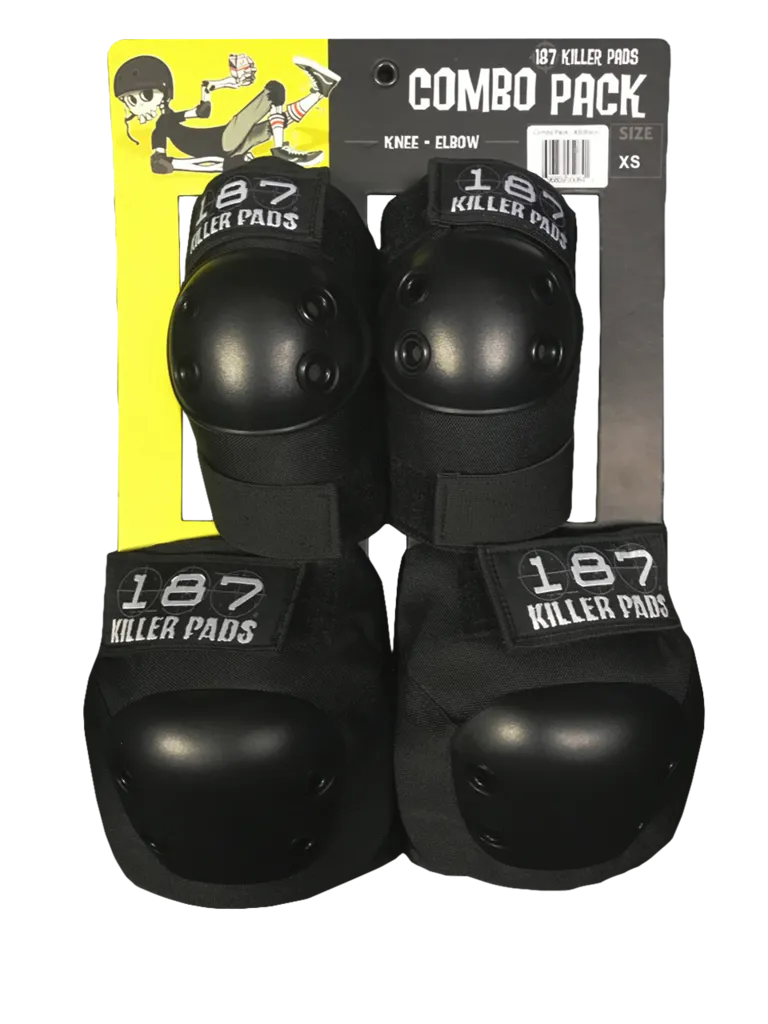 187 Killer Pads Combo Pack Pad Set Elbow Pads / Knee Pads