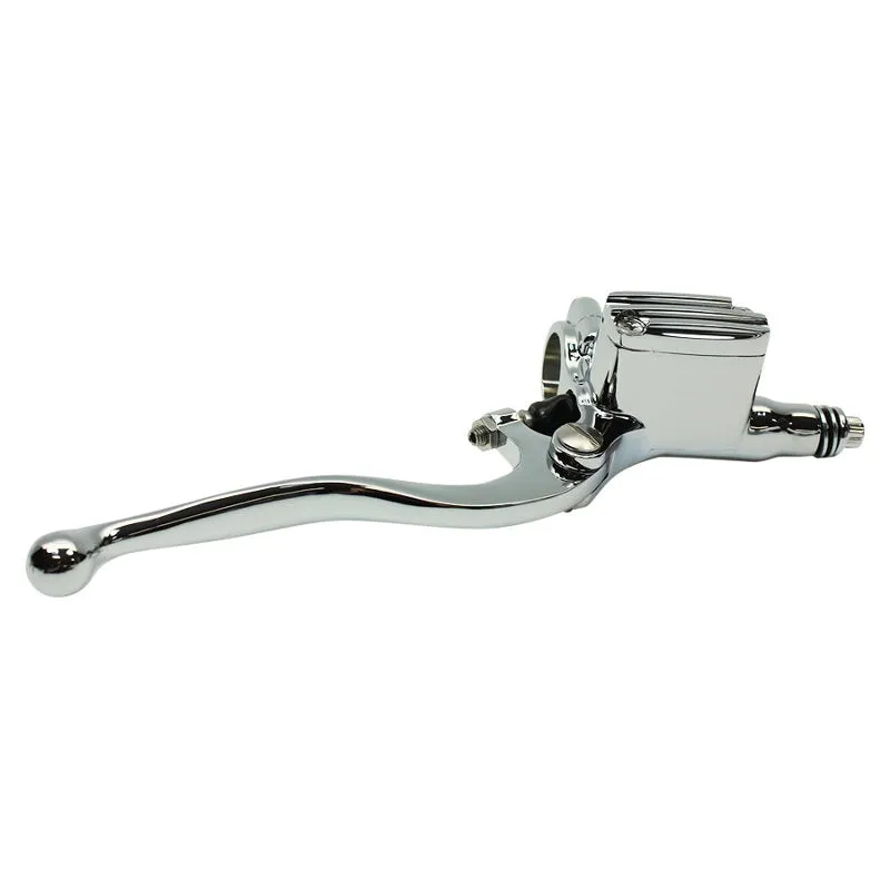 1" Vintage Handlebar Control Kit with Master Cylinder & Clutch (Chrome)Harley and Custom Motorcycle