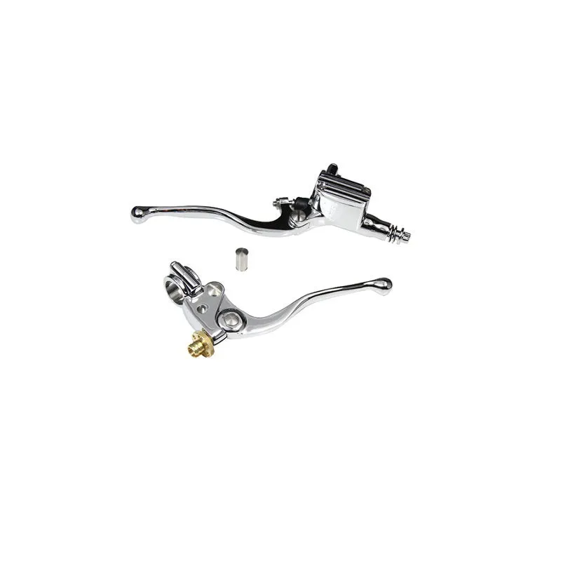 1" Vintage Handlebar Control Kit with Master Cylinder & Clutch (Chrome)Harley and Custom Motorcycle