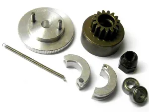 .21   RC Nitro Engine 2 Shoe Clutch Flywheel   Bell Kit 6mm Nut