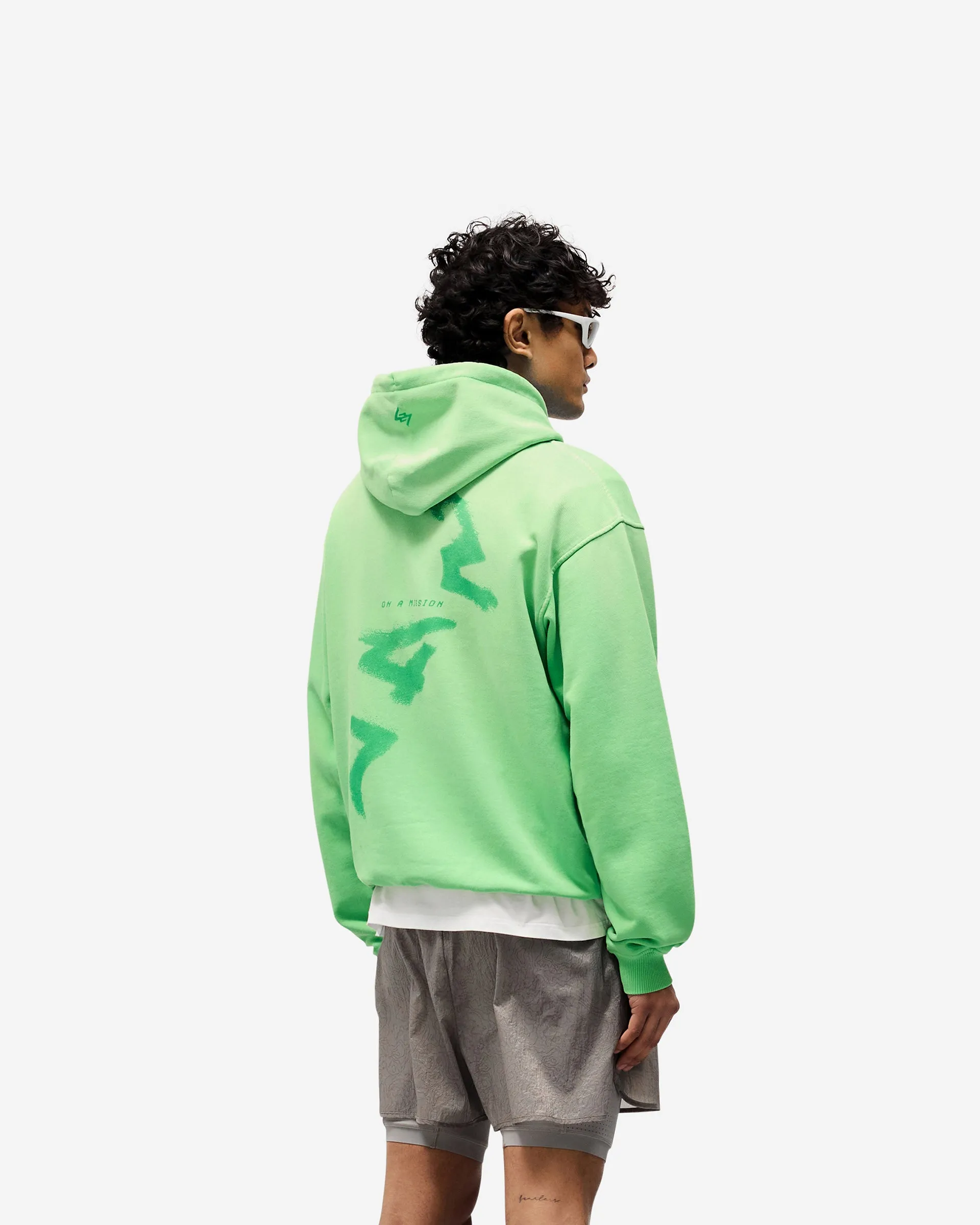 247 Motion Oversized Hoodie  - Speed Green