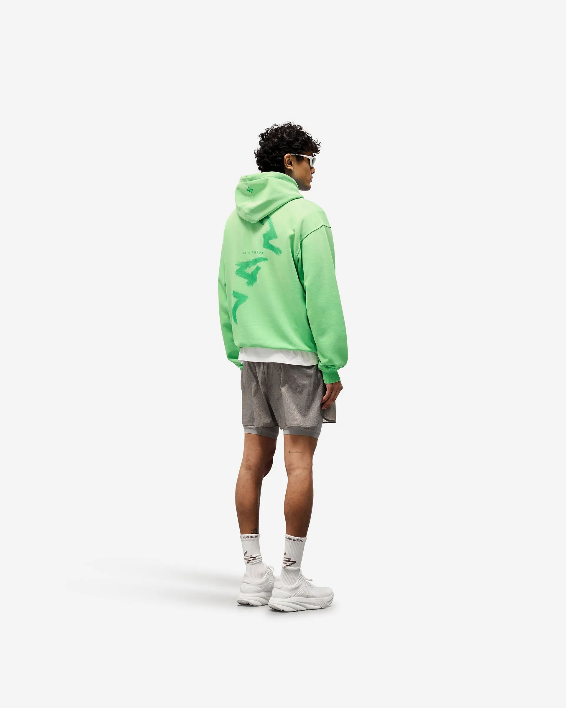 247 Motion Oversized Hoodie  - Speed Green