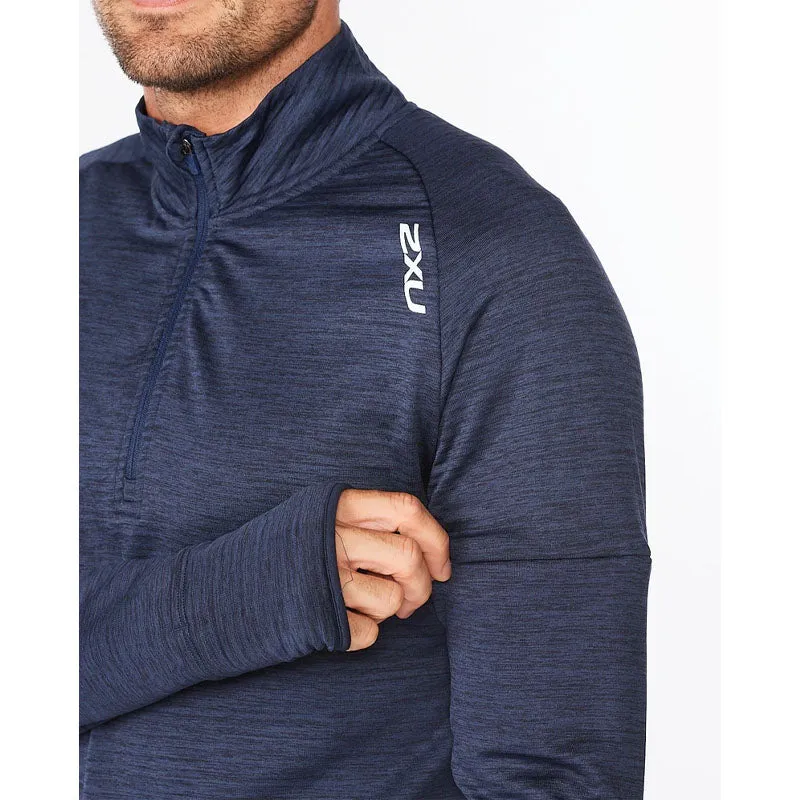 2XU Mens Ignition 1/4 Zip Long Sleeve Tee