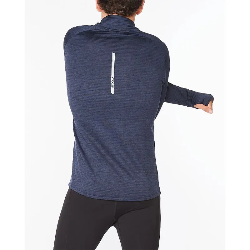2XU Mens Ignition 1/4 Zip Long Sleeve Tee