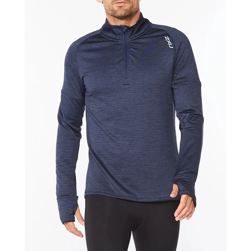 2XU Mens Ignition 1/4 Zip Long Sleeve Tee