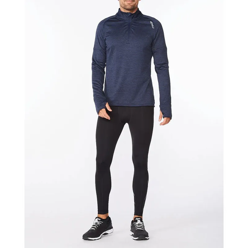 2XU Mens Ignition 1/4 Zip Long Sleeve Tee