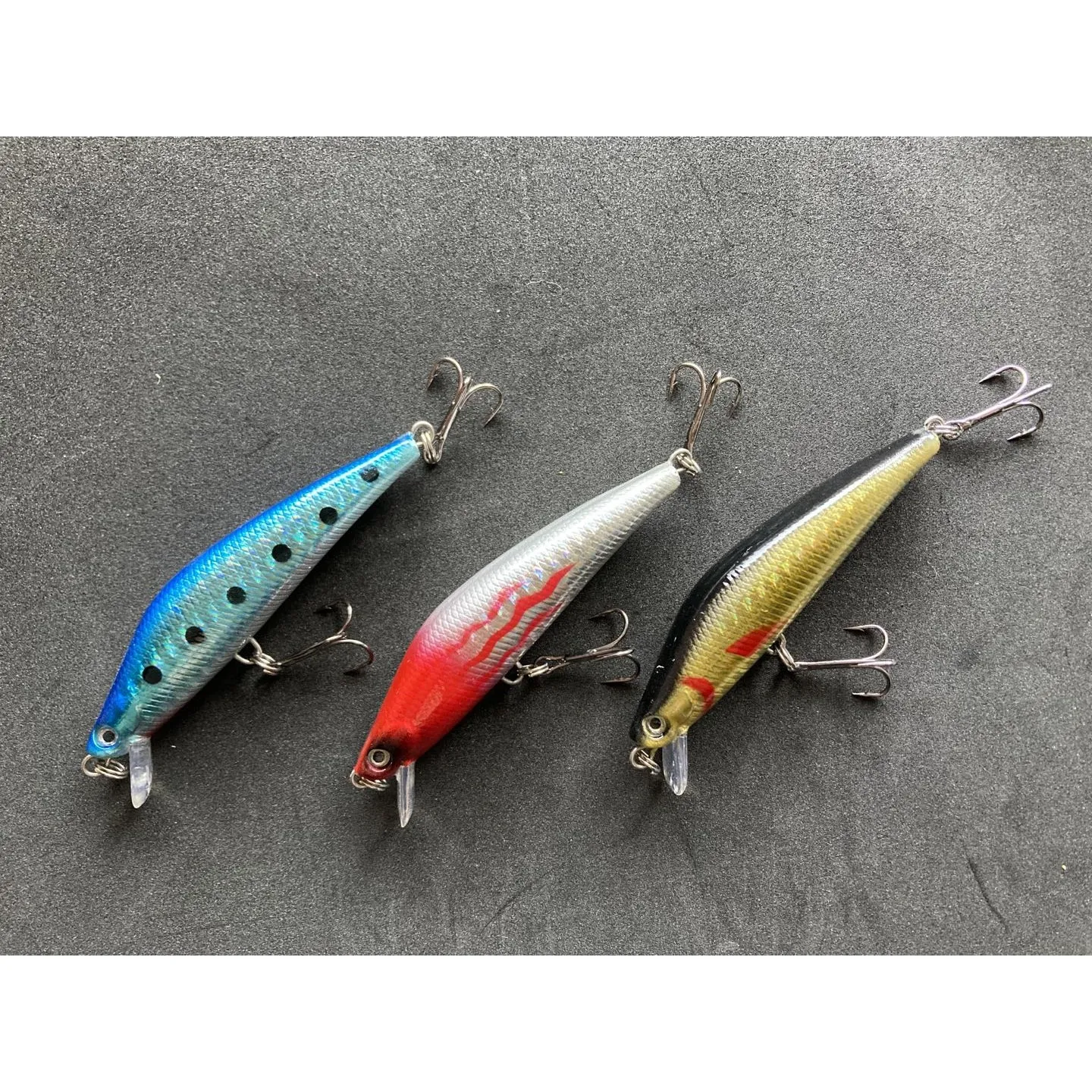 3 x High Quality Minnow Fishing Lures 8cm Fishing Tackle