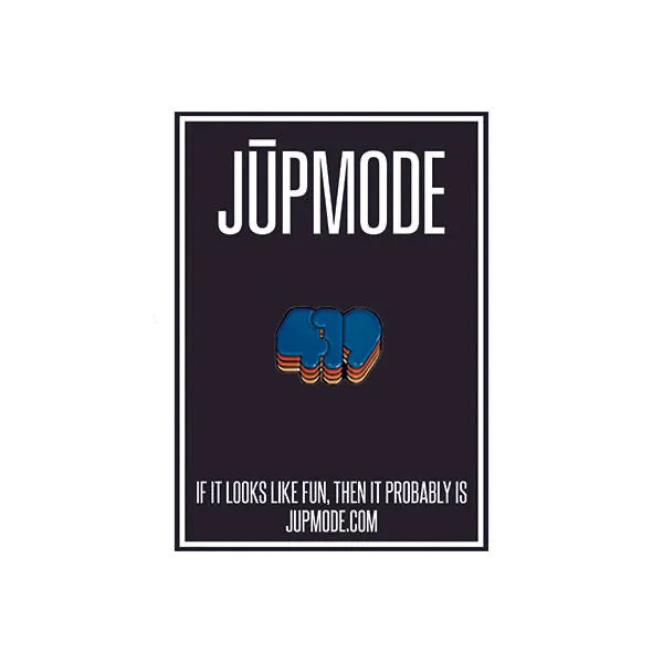419 Stacked Enamel Pin (Discontinued)