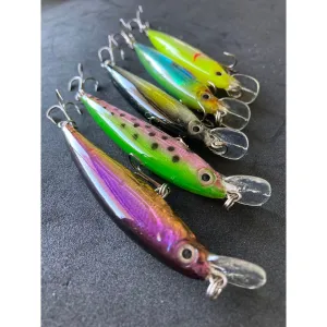 5 x Minnow Lures 7.5cm 4g Fishing Tackle B