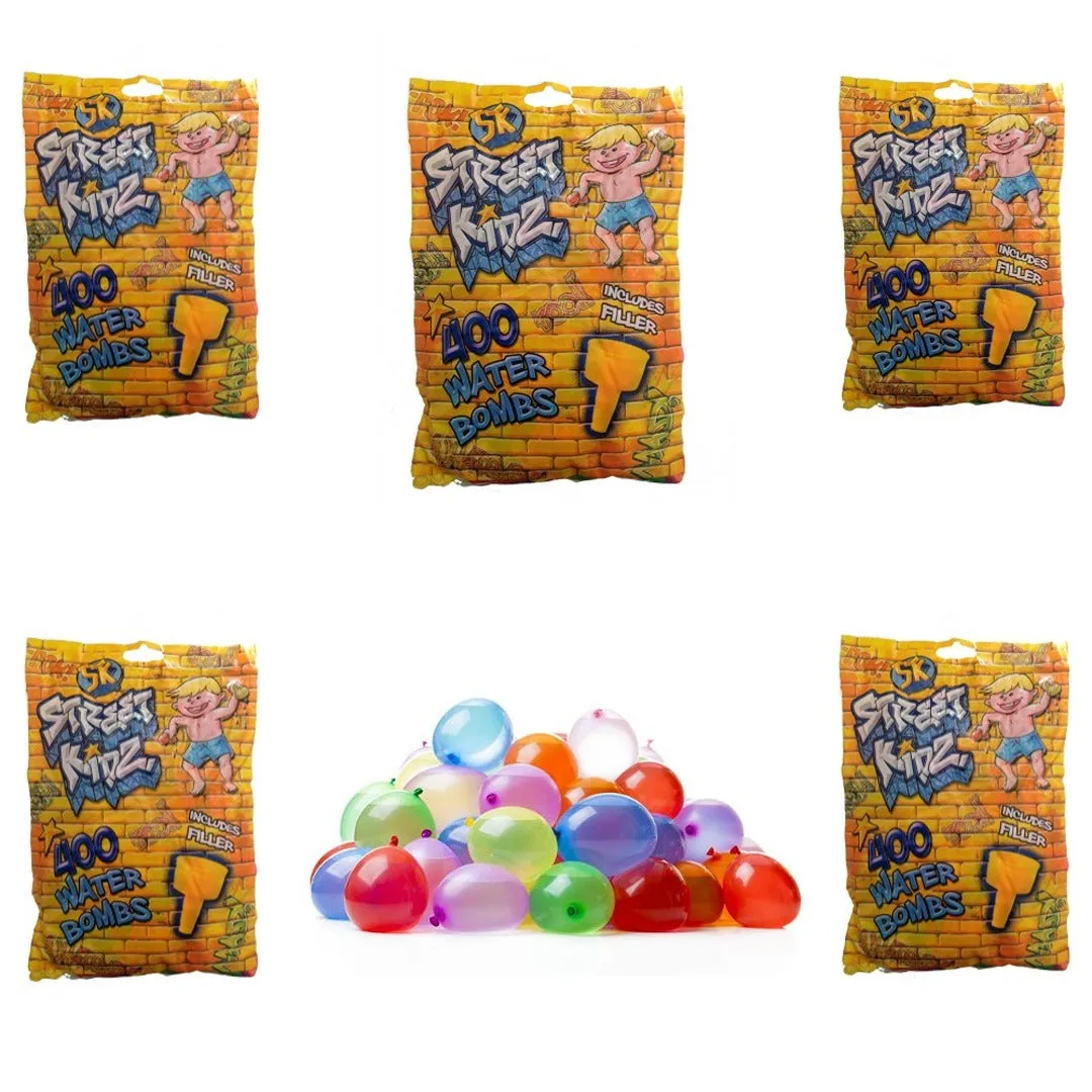 5 X Street Kidz Water Bombs With Filler