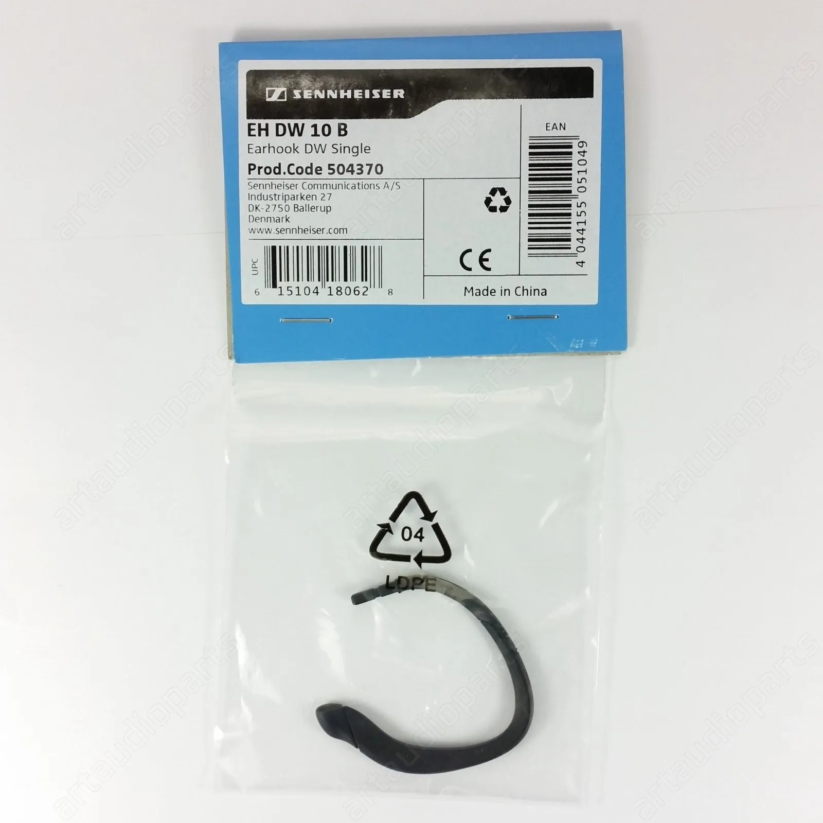 504370 Single flexible earhook-EH DW 10B for Sennheiser D10Phone USB D10USB ML DWOFFICE DWOFFICE ML