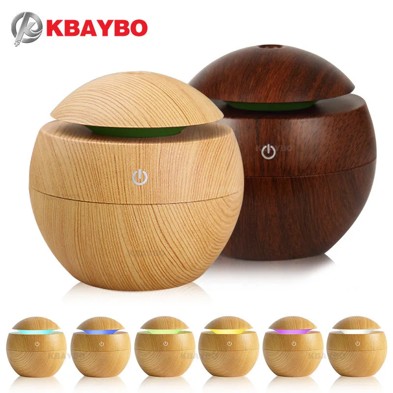 7 LED Colour Options USB Aroma Oil Diffuser