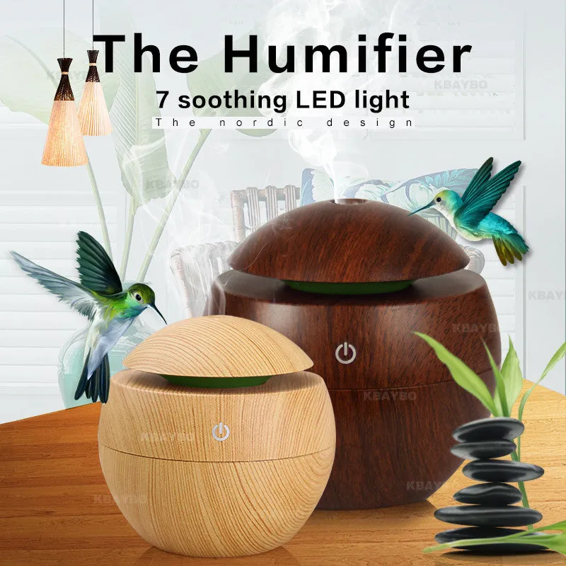 7 LED Colour Options USB Aroma Oil Diffuser