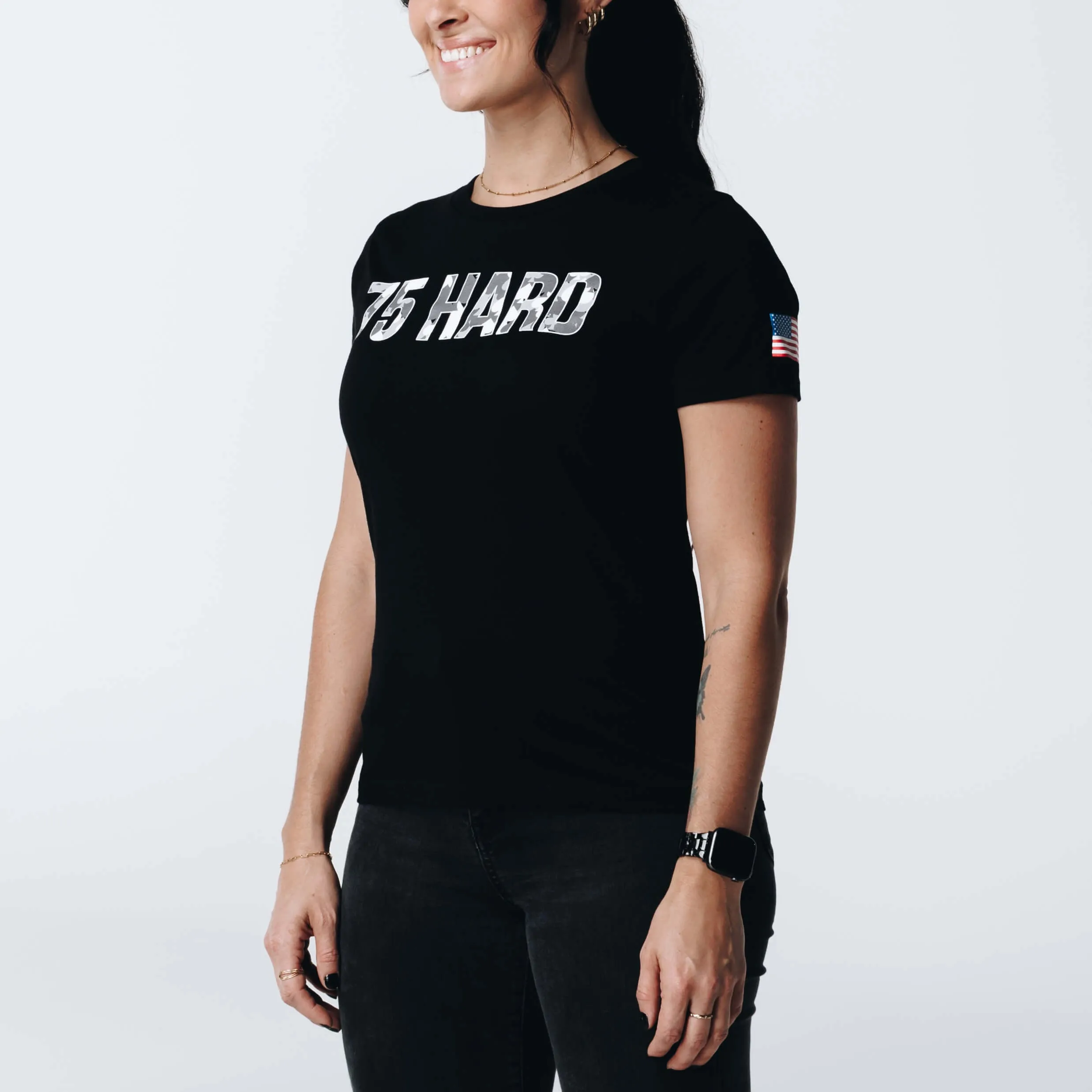 75 HARD Snow Camo T-Shirt