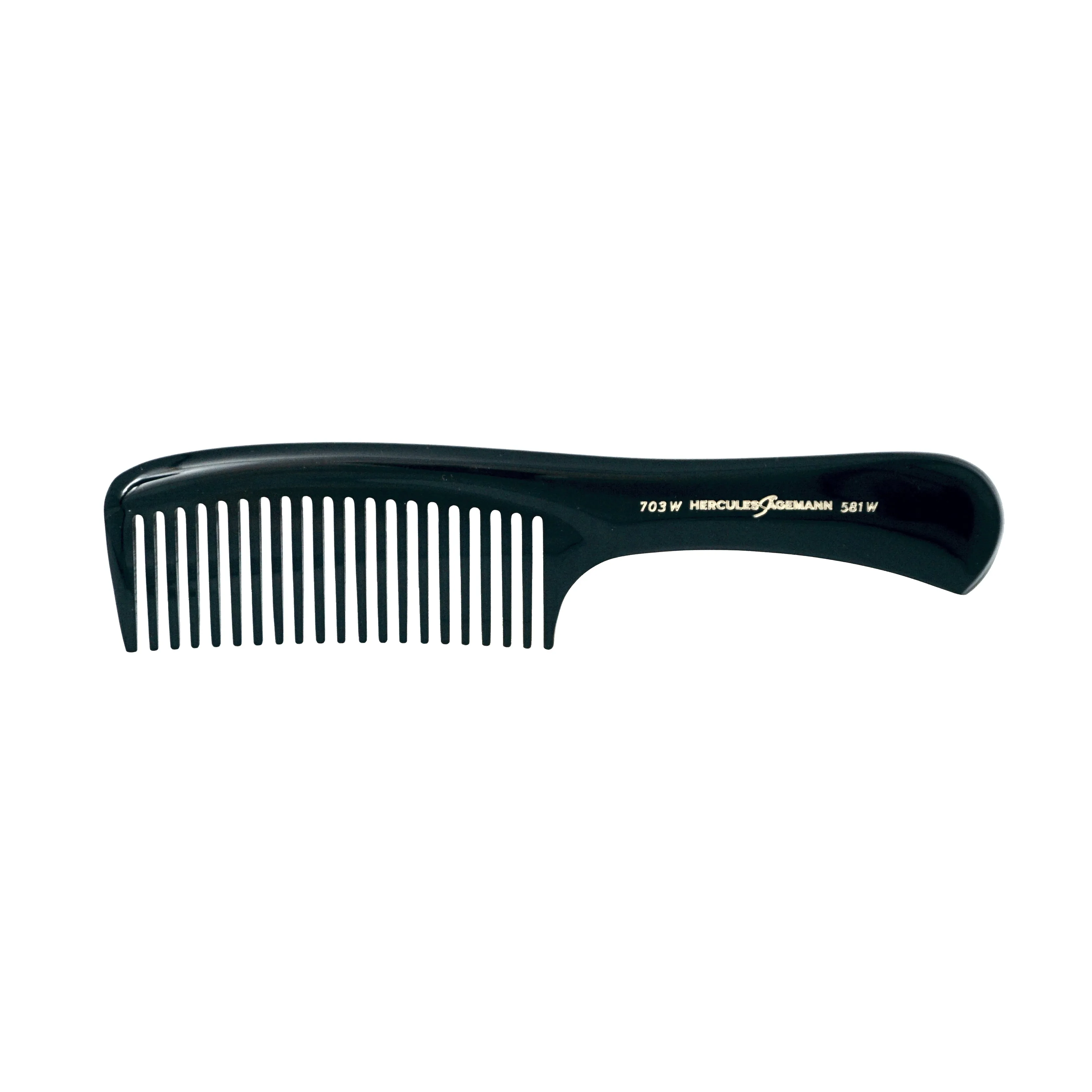 7in Course Tooth Handle Comb, Hercules Sagemann 703W