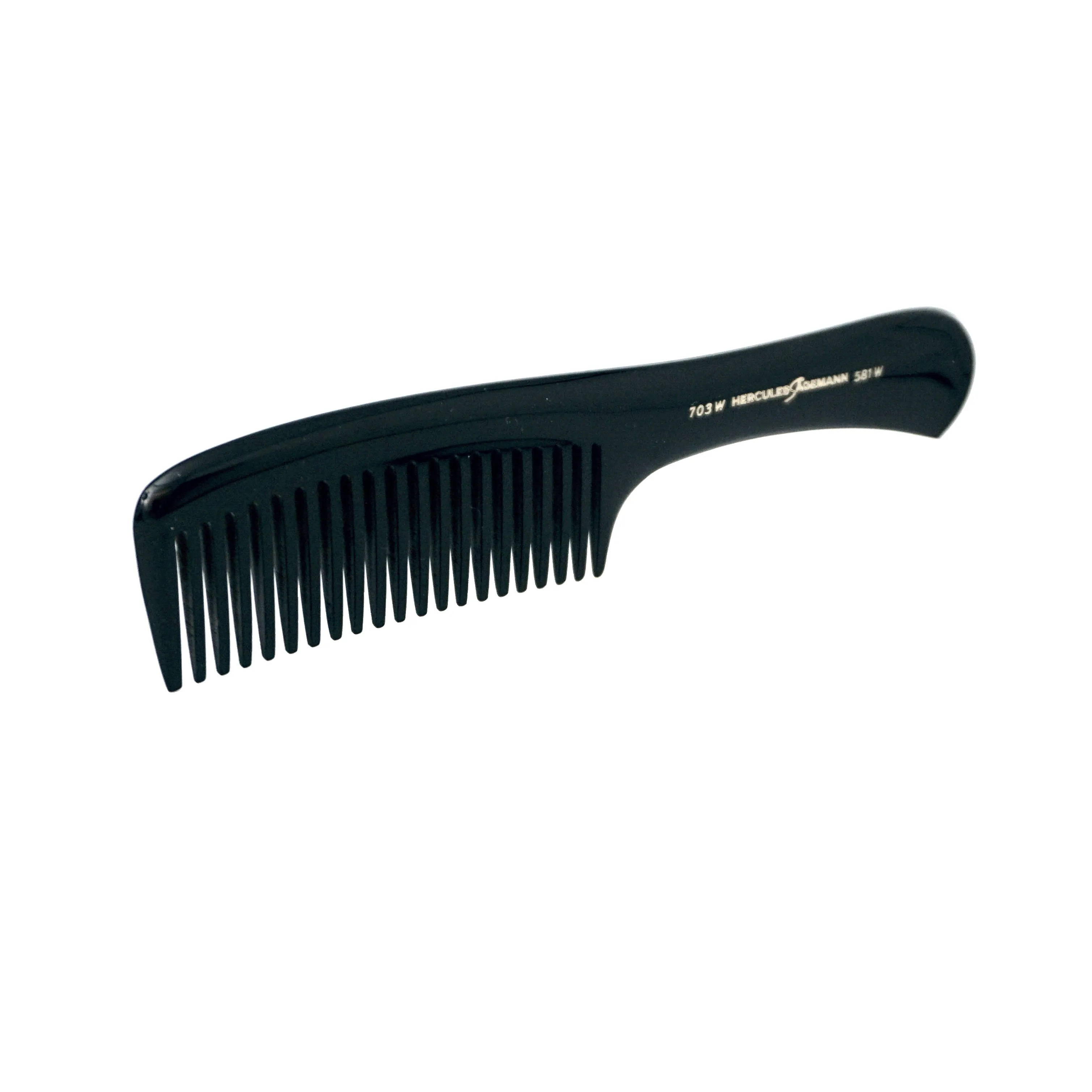 7in Course Tooth Handle Comb, Hercules Sagemann 703W