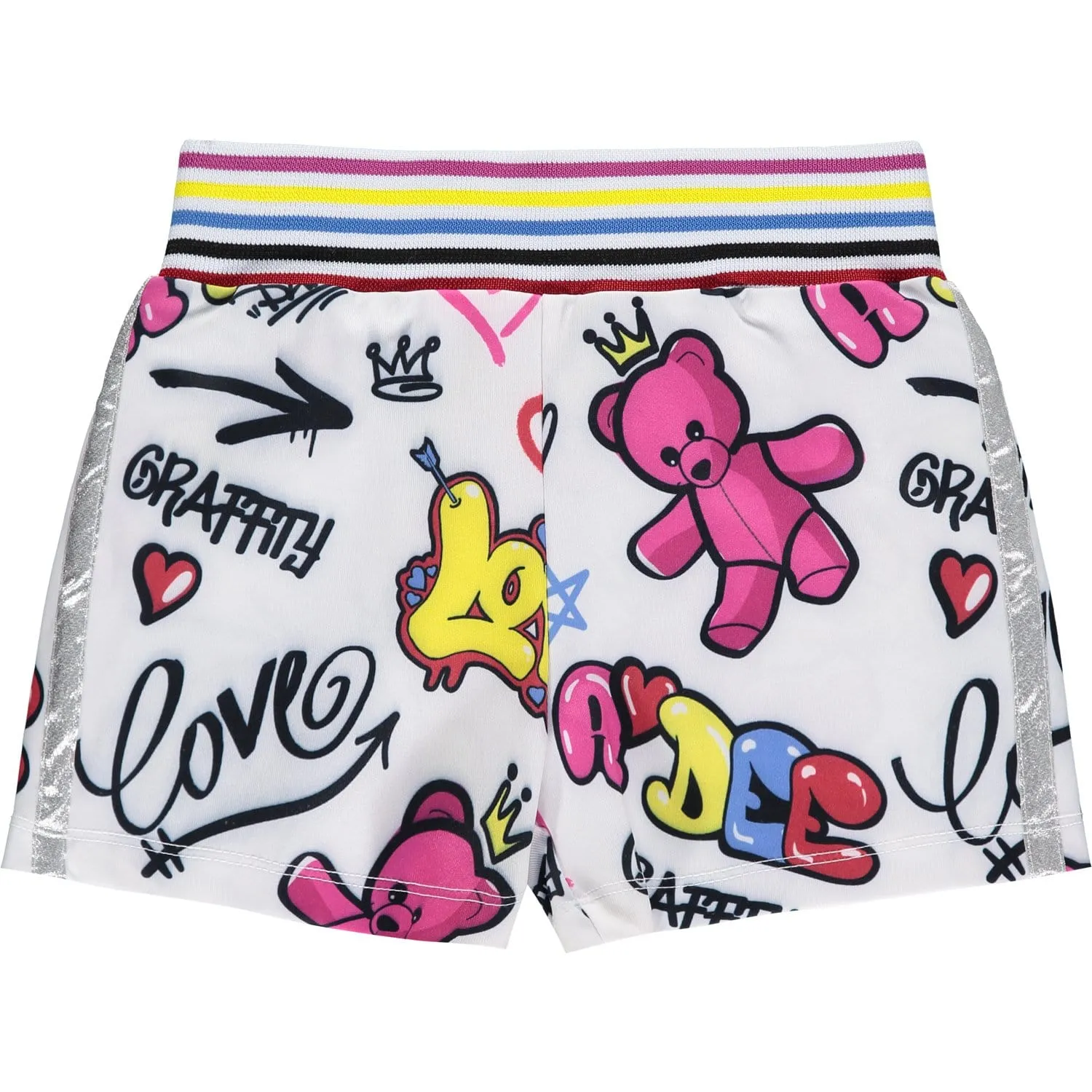 A DEE - Leanne Teddy Short Set - White