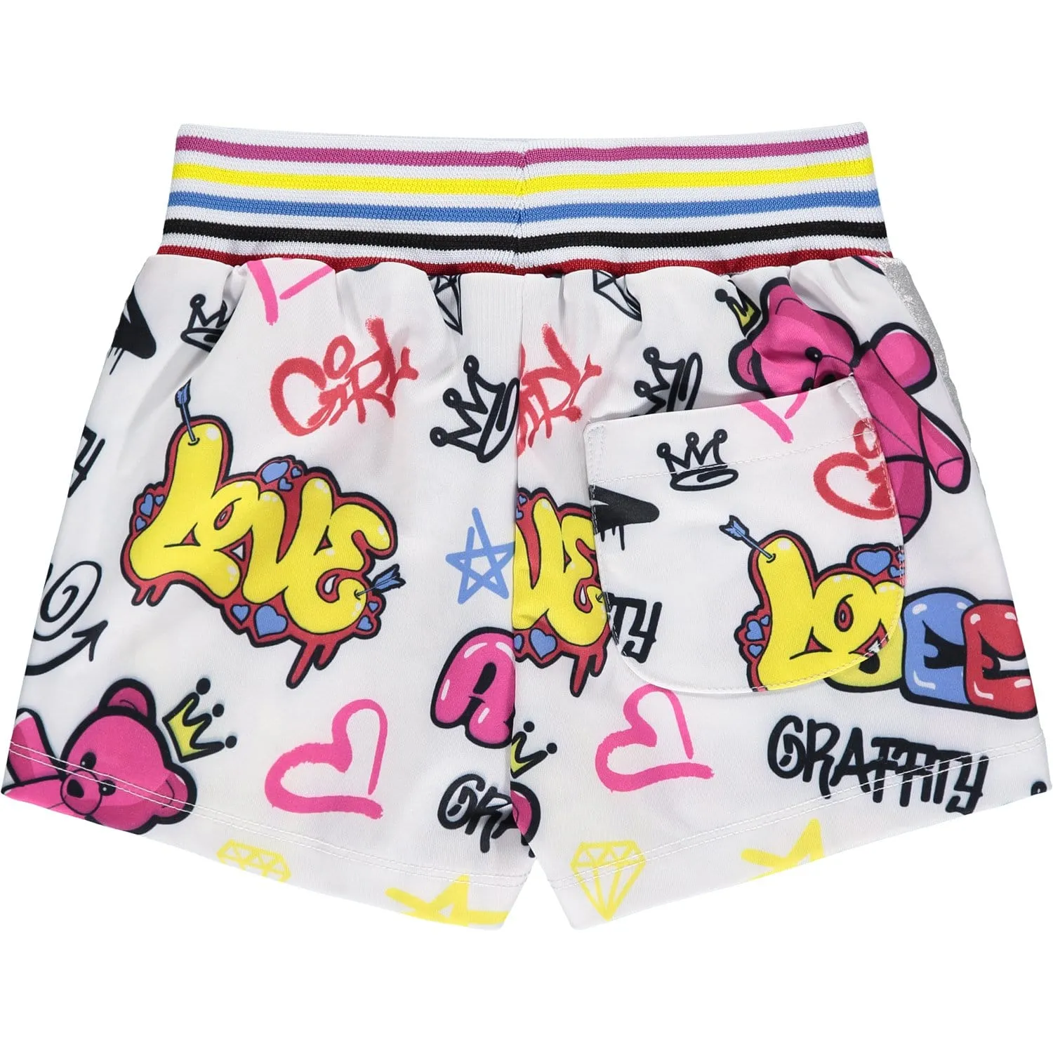 A DEE - Leanne Teddy Short Set - White