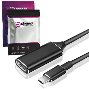 Adapter Aluminiowy Phoneo MHL USB-C do HDMI 4k