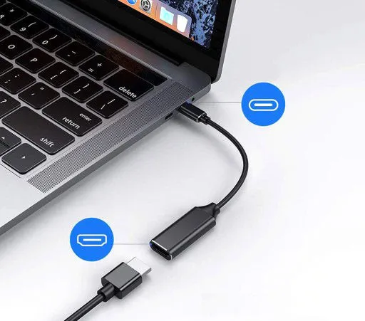 Adapter Aluminiowy Phoneo MHL USB-C do HDMI 4k