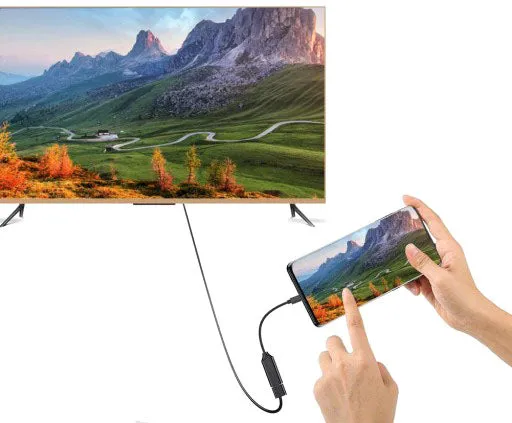Adapter Aluminiowy Phoneo MHL USB-C do HDMI 4k