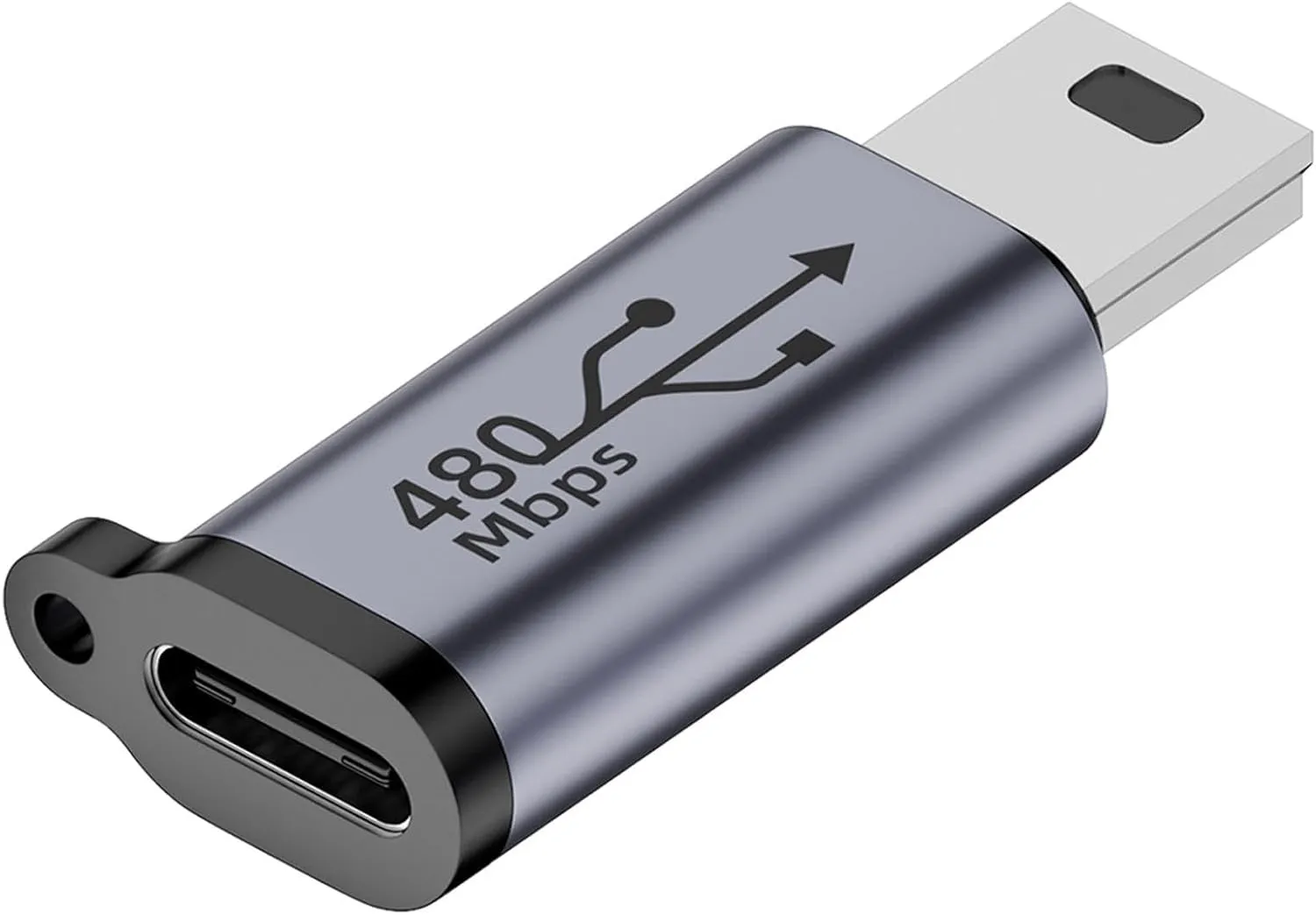 Adapter Kabla USB-C do Mini USB - 480Mbps 18W v5