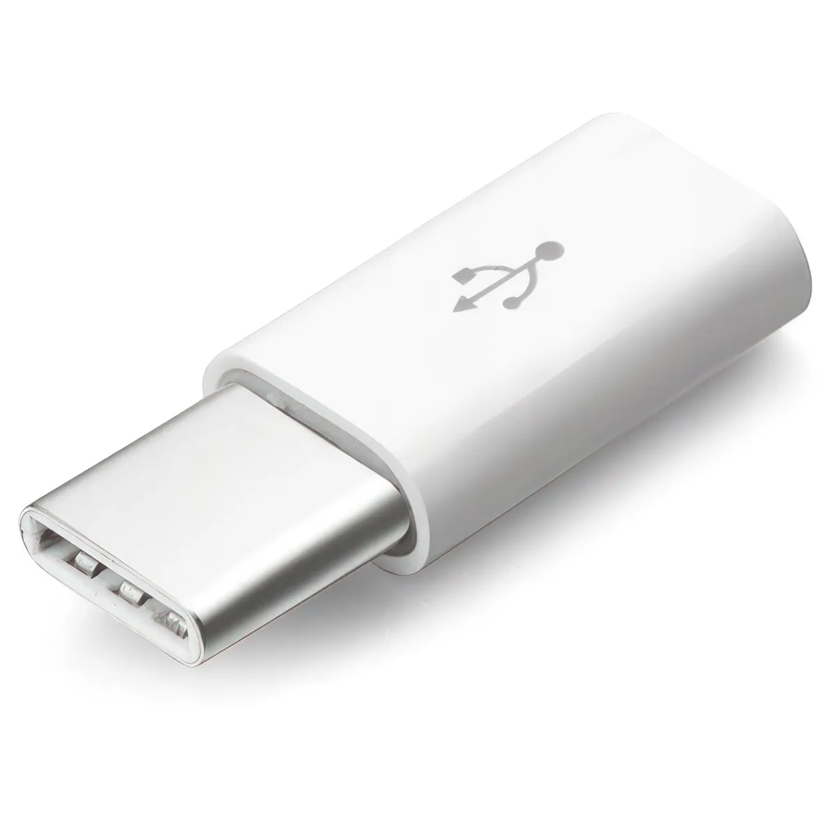 Adapter Micro USB do USB-C - Biały