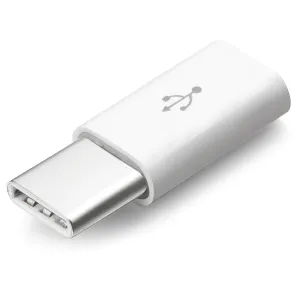Adapter Micro USB do USB-C - Biały