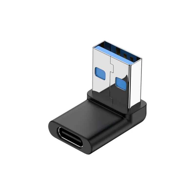 Adapter USB-A → USB-C Kątowy - 180°