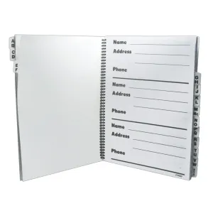 Address Book Big Print