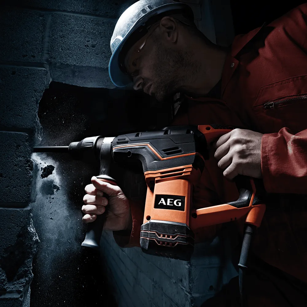 AEG Rotary Hammer Drill 40mm With SDS Max 1100W - KH5G