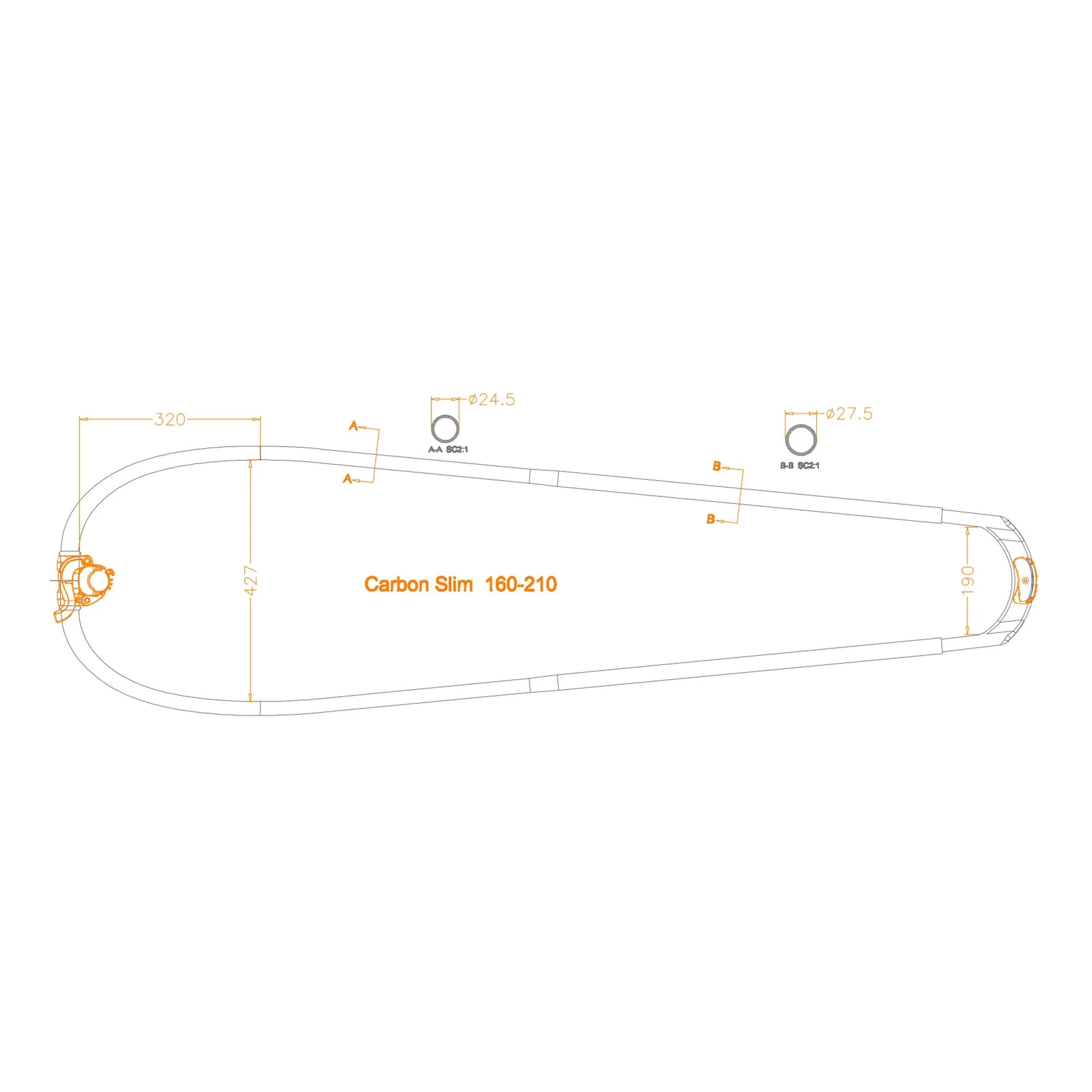 AERON Carbon Slim Boom