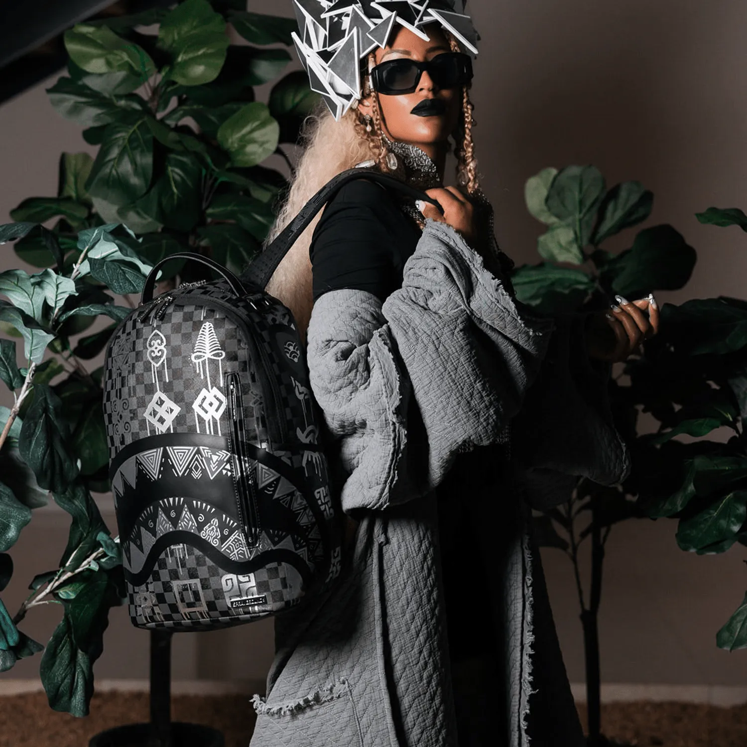 African Intelligence 9 Power Glyphics Backpack