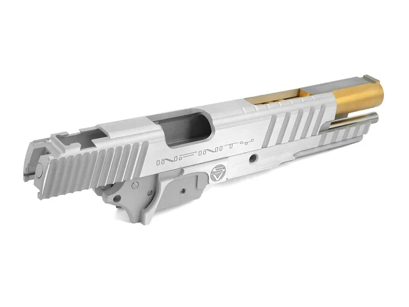 Airsoft Masterpiece Infinity R Cut Sight Tracker 5 Strips ver. Standard Kit (Silver)