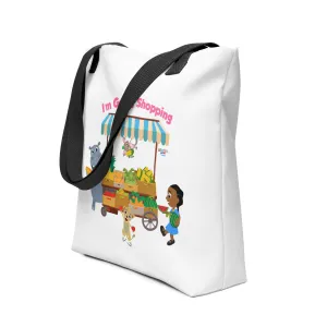 Akili at the Market Tote bag