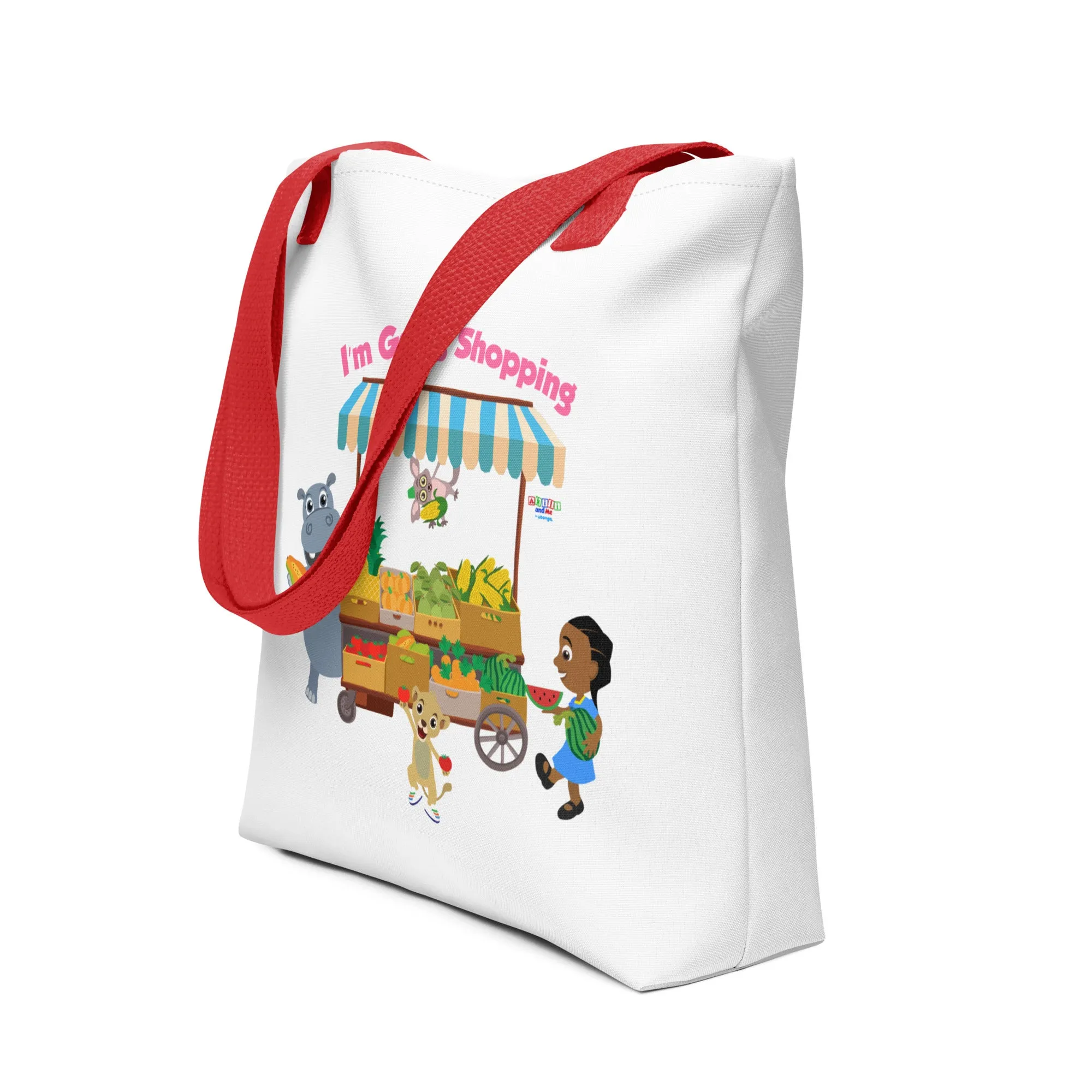 Akili at the Market Tote bag