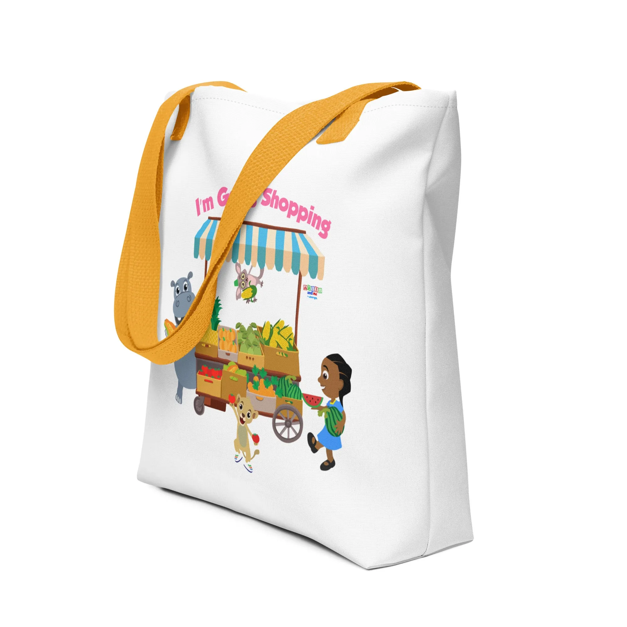 Akili at the Market Tote bag