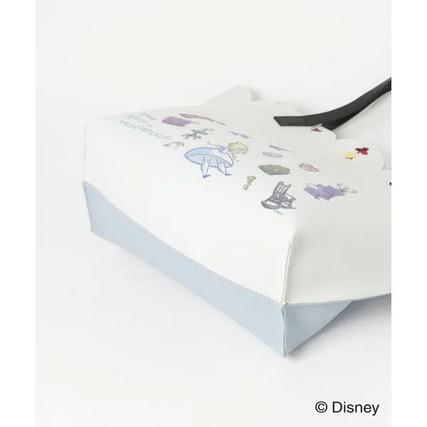 Alice in Wonderland Ivory and Morning Dawn Tote