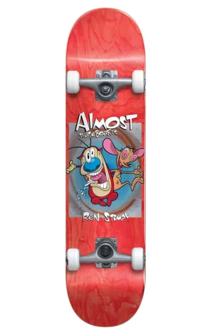 Almost x Ren & Stimpy Boxed Premium 8" Complete Skateboard