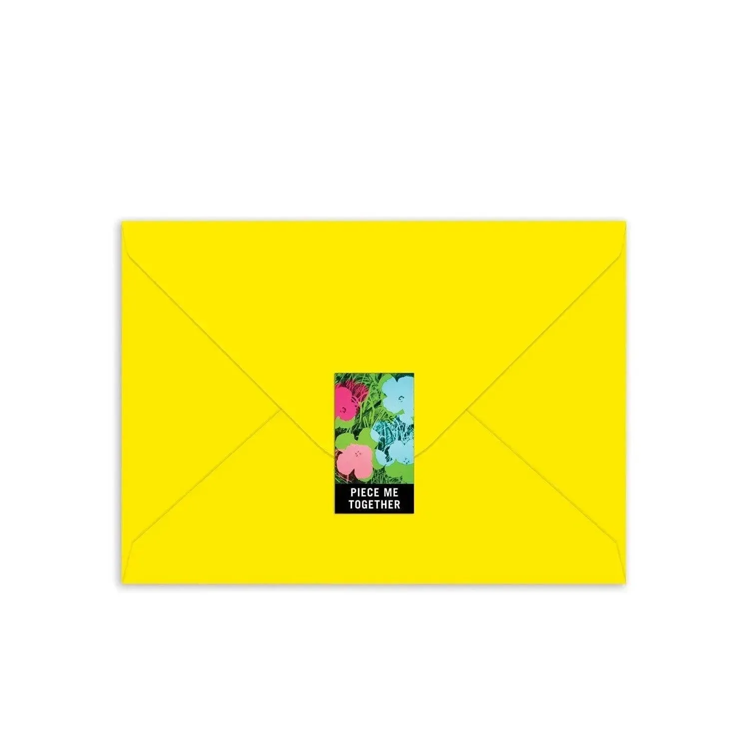 Andy Warhol Flowers Greeting Card Puzzle