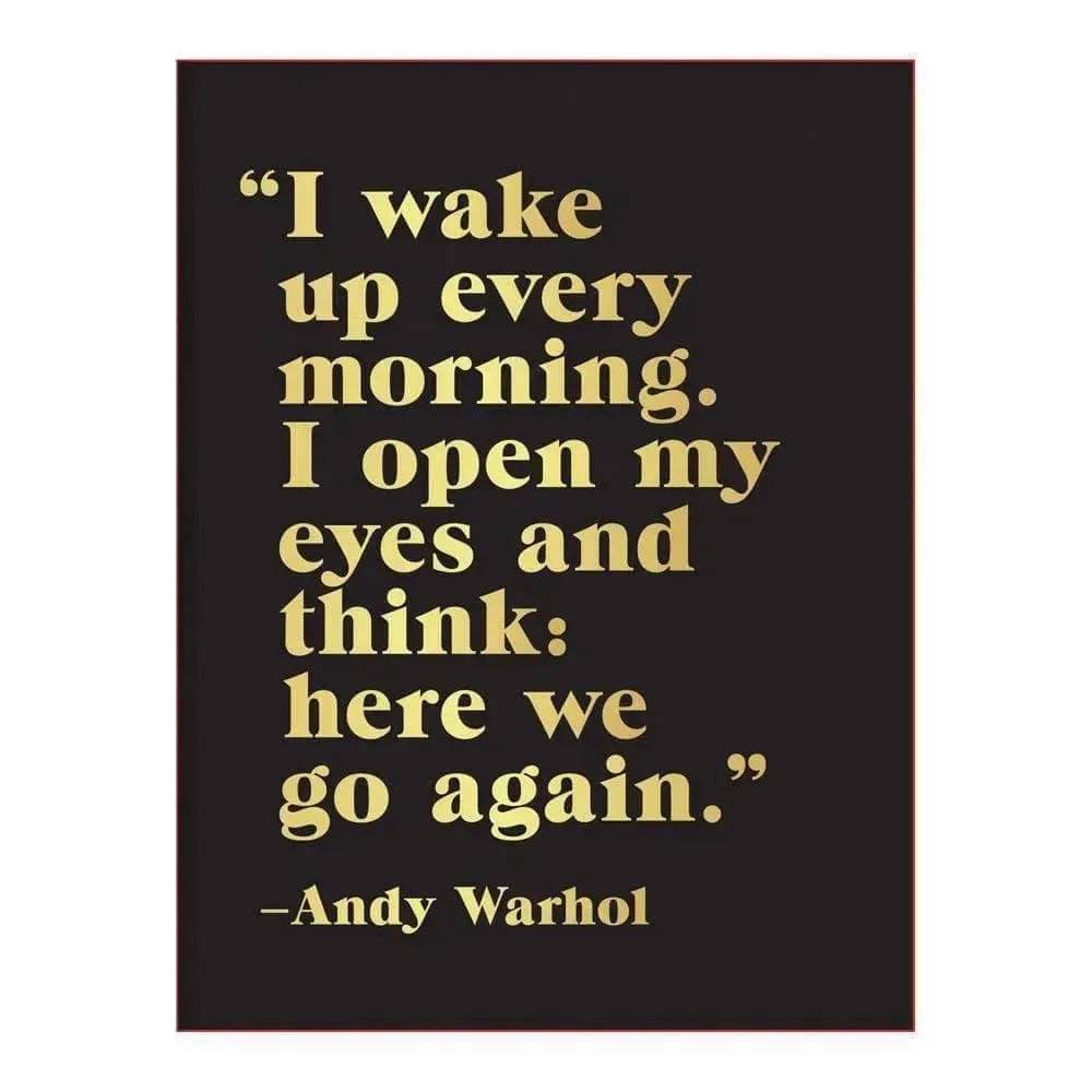 Andy Warhol Philosophy Greeting Assortment Notecard Set
