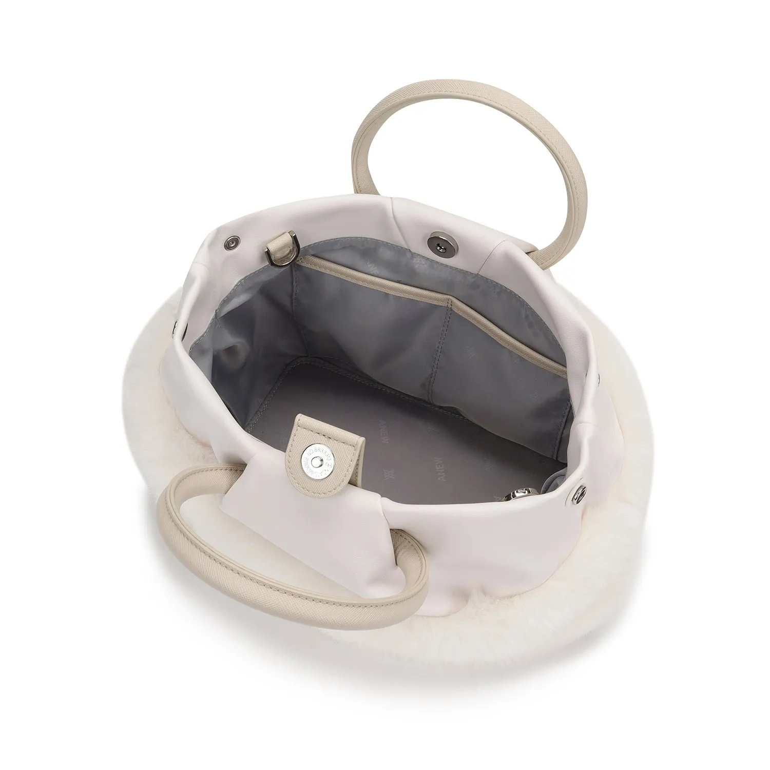 ANEW Golf Circle Curly Tote Bag - Ivory