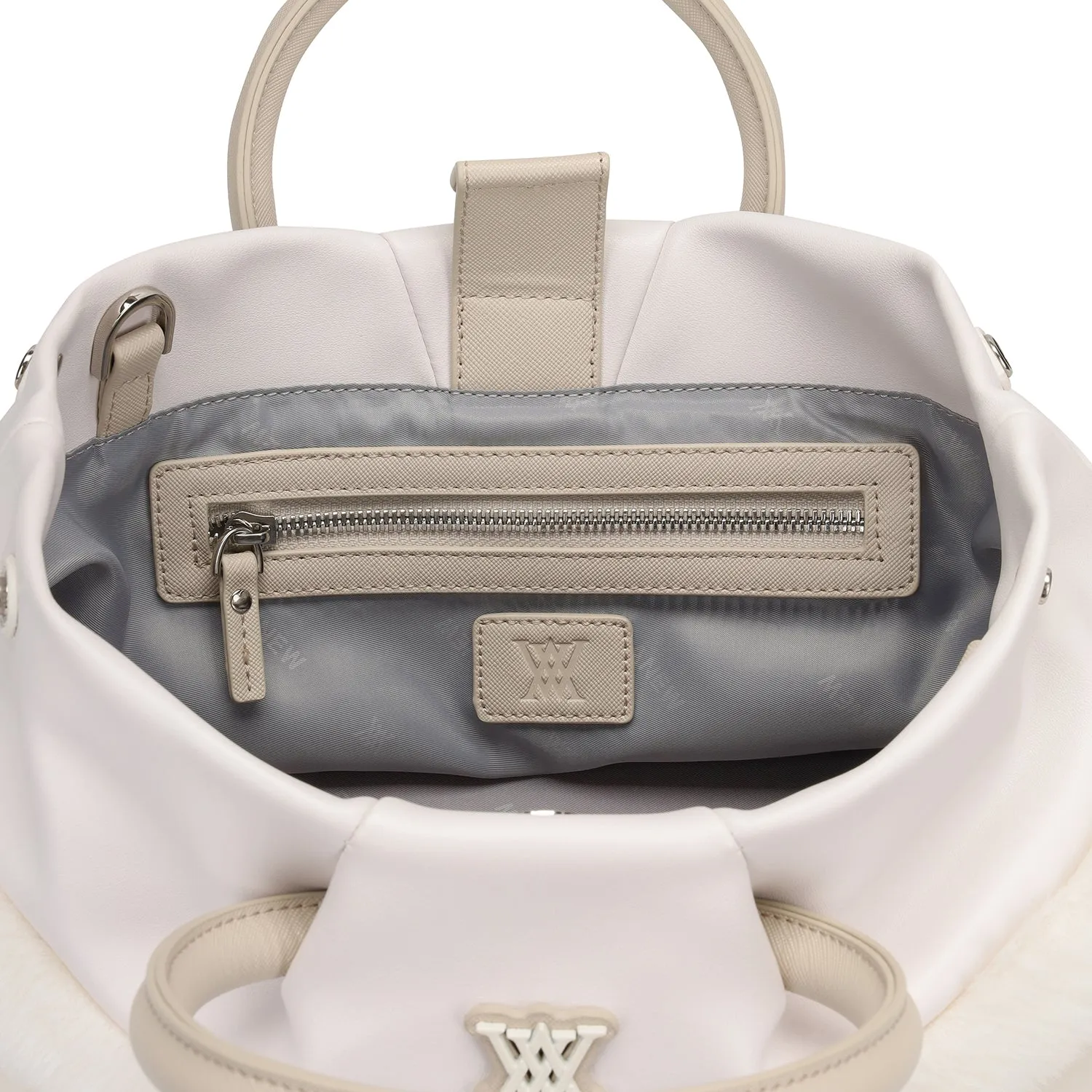 ANEW Golf Circle Curly Tote Bag - Ivory