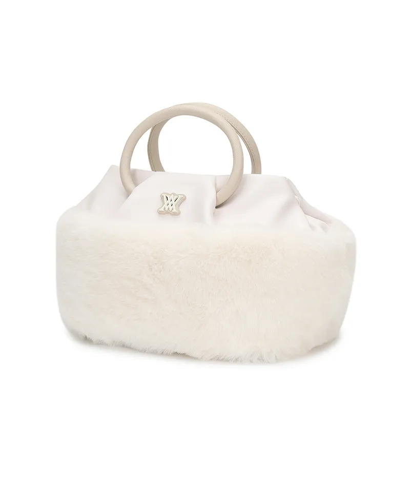 ANEW Golf Circle Curly Tote Bag - Ivory