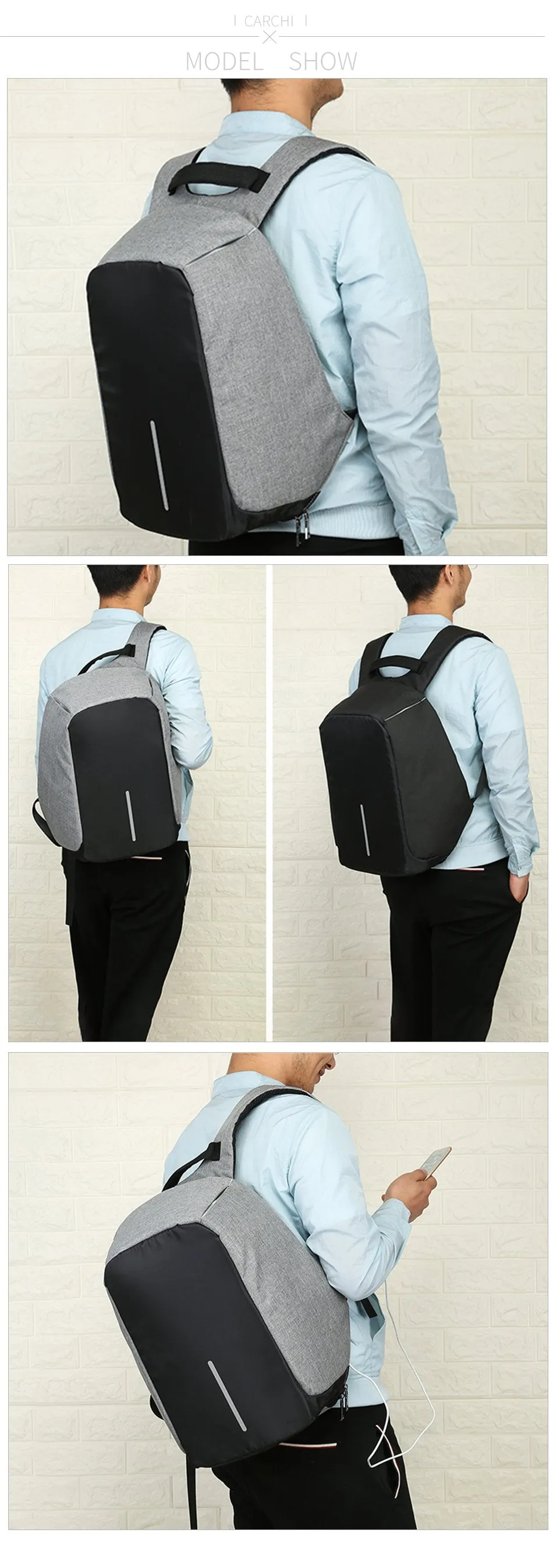 Anti-Theft Backpack