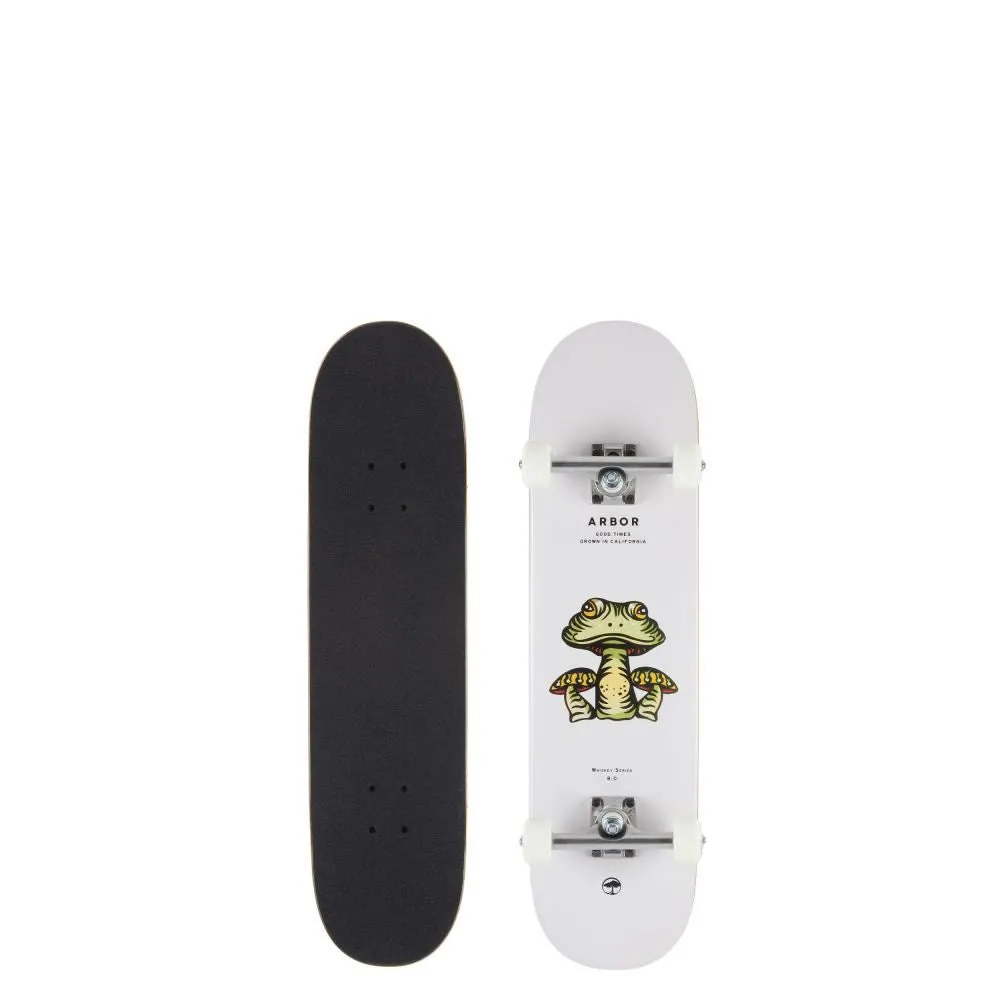 Arbor Whiskey Forage White Complete Skateboard - 8.0"