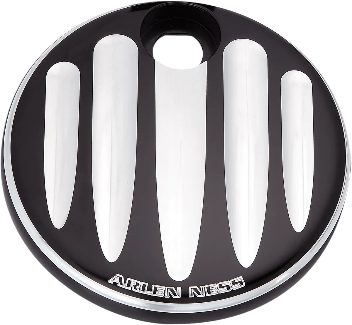Arlen Ness 04-169 Fuel Door - Deep Cut - Black
